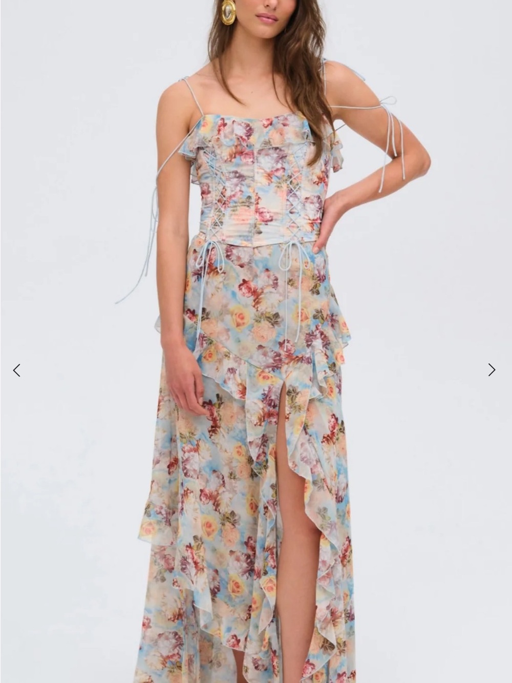 For Love & Lemons Constance Maxi Dress